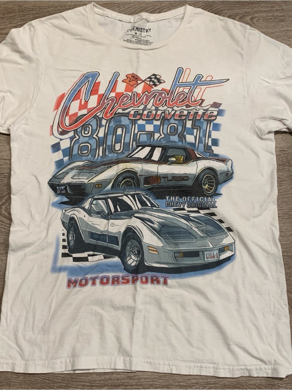 Chemistry Chevrolet Corvette T-Shirt Size M